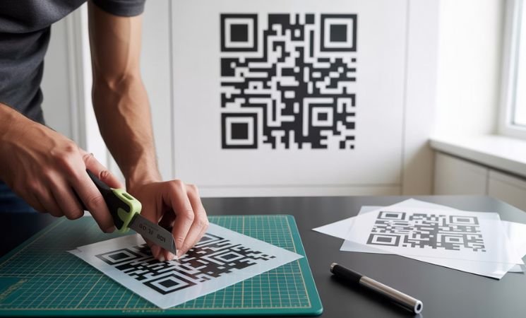 How to Make a QR Stencil for Business or Art